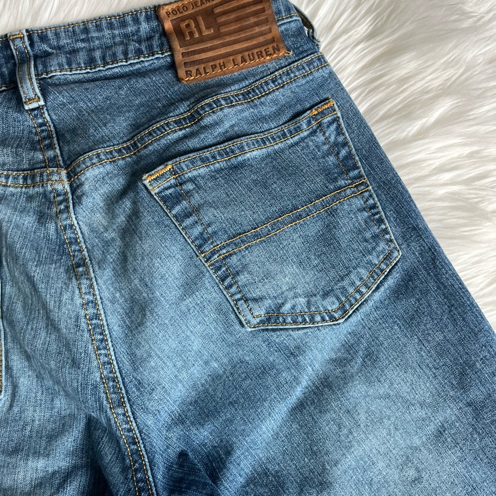 Vintage Polo Jeans Company Ralph Lauren Womens Stretch Kelly Velvet Stripe 2 - Picture 6 of 6